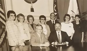 group of people sitting at table